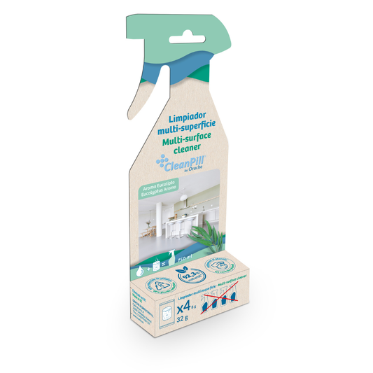 Pastillas Ecológicas Multisuperficie - CleanPill by Orache - 4 Unidades