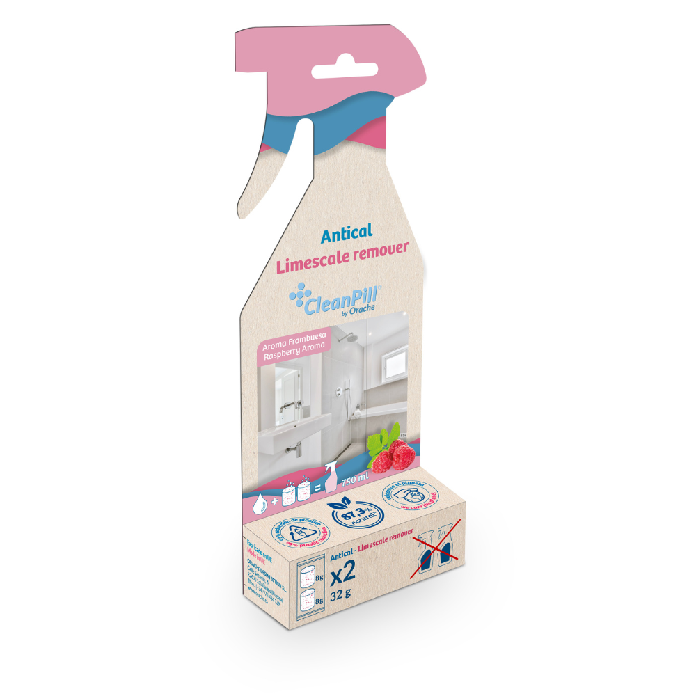 Eco-friendly Anti-limescale Tablets - CleanPill by Orache - 2 Units