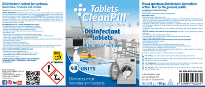 Multipurpose Disinfectant Tablets - CleanPill by Orache - 48 units