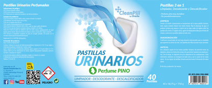 Pastillas para Urinarios - CleanPill by Orache - 40 Unidades
