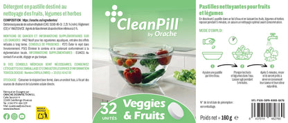 Pastilles désinfectantes multi-usages - CleanPill by Orache - 48 unités