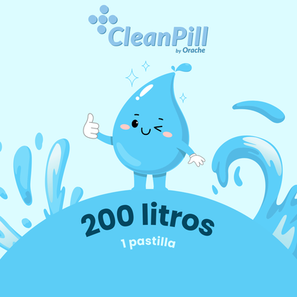 Pastillas Potabilizadoras de Agua - CleanPill by Orache - 300 Unidades