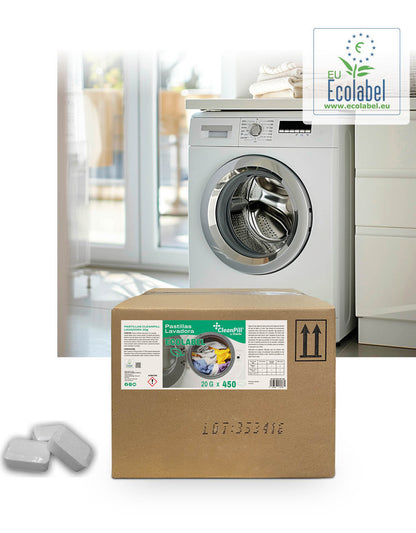 Pastillas Lavadora ECOLABEL - CleanPill by Orache - 450 Unidades