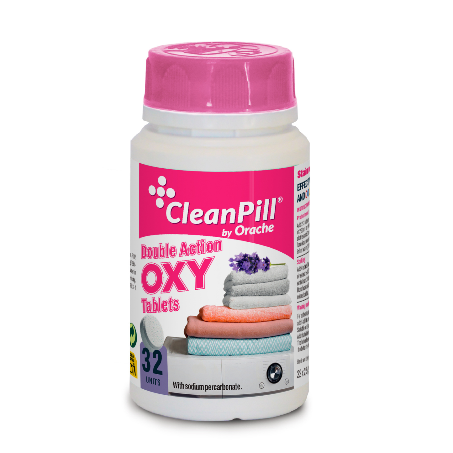 Oxy-CleanPill by Orache Double Action Whitening and Stain Removing Tablets - 32 Units